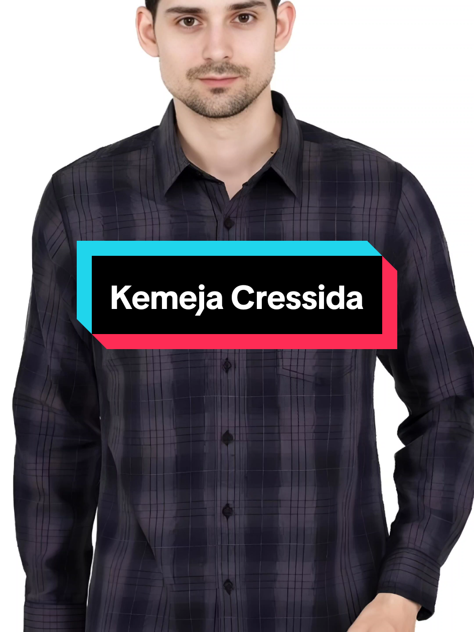 Kemeja Cowok Cressida Slimfit #kemeja #bajukemeja #cressida #kemejalenganpanjang #ramadhanextraseru #fyp #wibgajian #cuantanpabatas #lebaran 