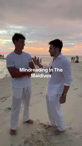 Mindreading In The Maldives 🇲🇻  #magician #mentalist #fyp 