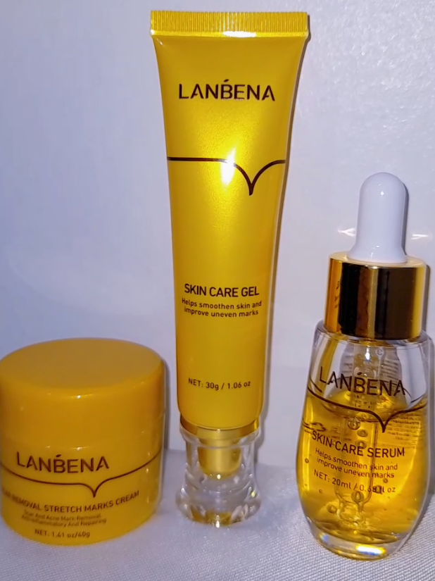 LANBENA SCAR SKIN CARE SET!!✨️✨️✨️ TRY THIS PRODUCT!!🌻✨️ #lanbenaskincareset #skincareserum #scarskincareset #lanbena #getyoursnow #skincareroutine 