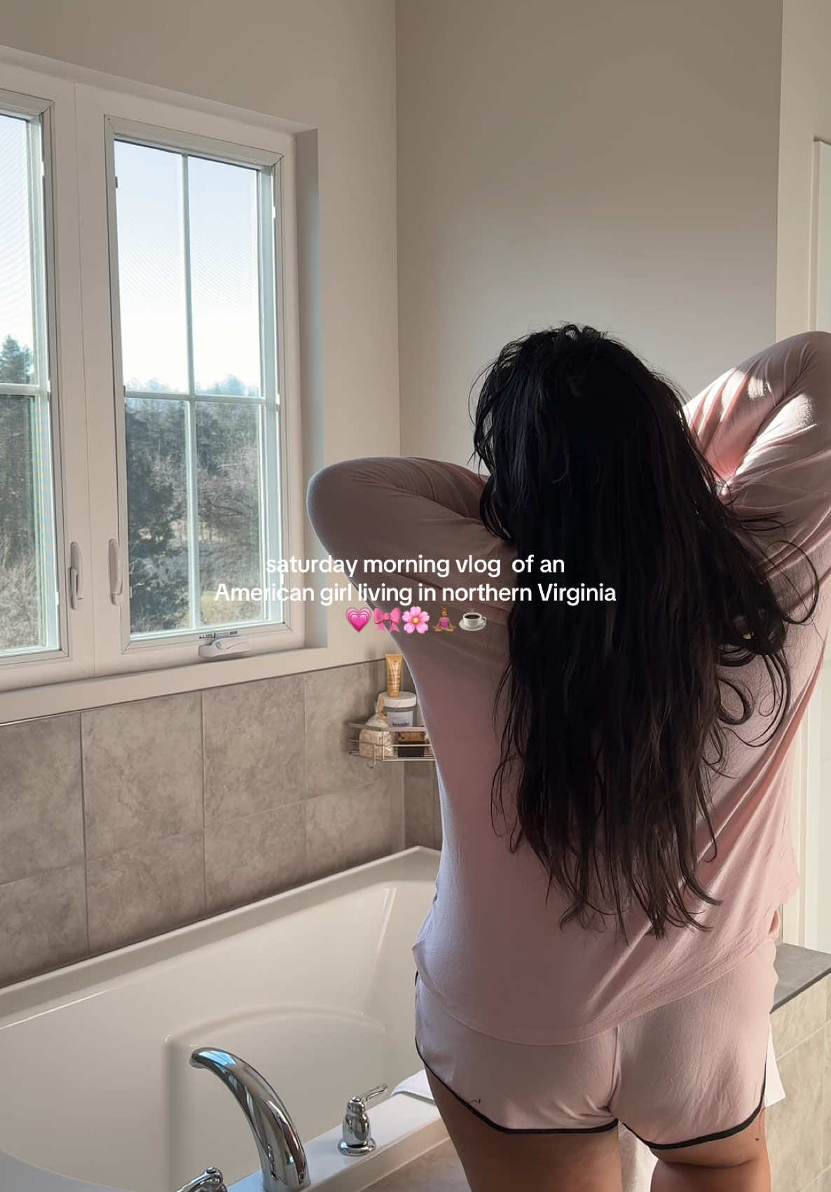 saturday morning vlog of an American girl living in northern Virginia 💗🎀🧘🏽‍♀️🌸☕️ #morning #morningroutine #Vlog #Lifestyle daily vlog | vlog today | Saturday morning routine | American vlog | Saturday morning sounds #lifestylecontent #morningvibes #goodmorning #skincare #skincareroutine #morningskincare #SelfCare  #creatorsearchinsights 