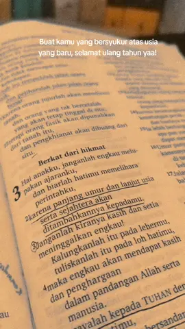Amsal 3:2 #ayatalkitab #rohani_kristen #tiktokkristen 