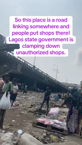 I passed here today and was wowed! Lagos state government has razzed the under bridge and they are trying to clear the canal that causes flood..  #idumota #idumotamarket #idumotamarketlagos #lagosstate 