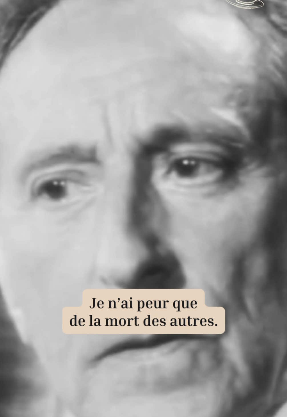 Jean Cocteau revient les thèmes du passé, de la mort, du Salut et finit par une anecdote ☕️🖼️ #jeancocteau #cocteau #artiste #cotation #artistes 