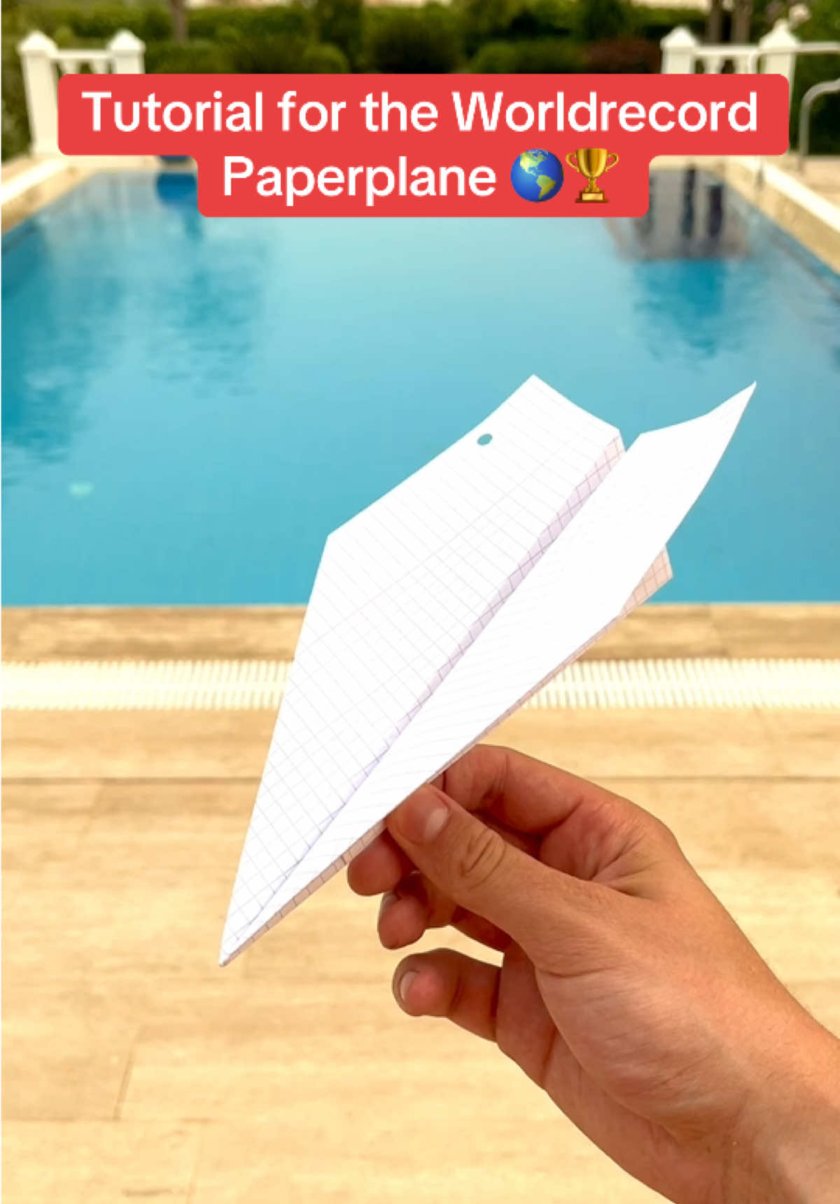 Tutorial for the Worldrecord Paperplane😍🏆 #fy #tutorial #paperplane #worldrecord #usa 