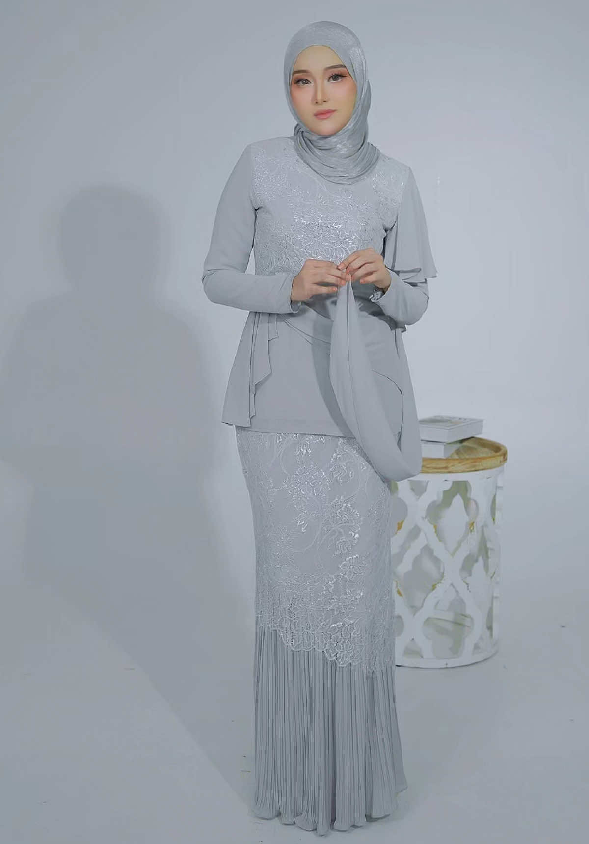 A little switch-up, but still serving in shades of grey. Which one do you love more? 💕 In frame  Verine kurung  Kesnia dress  #jlabella #jlabellaatelier #bajukurung #bajuraya #bajunikah #bajutunang #bajukonvo #gamis #transition #fashion #raya #dance #bajudinner #transitionraya #grey #jlabellakesniadress #JlabellaGlamorousRaya2025 #JlabellaRayaSeries 