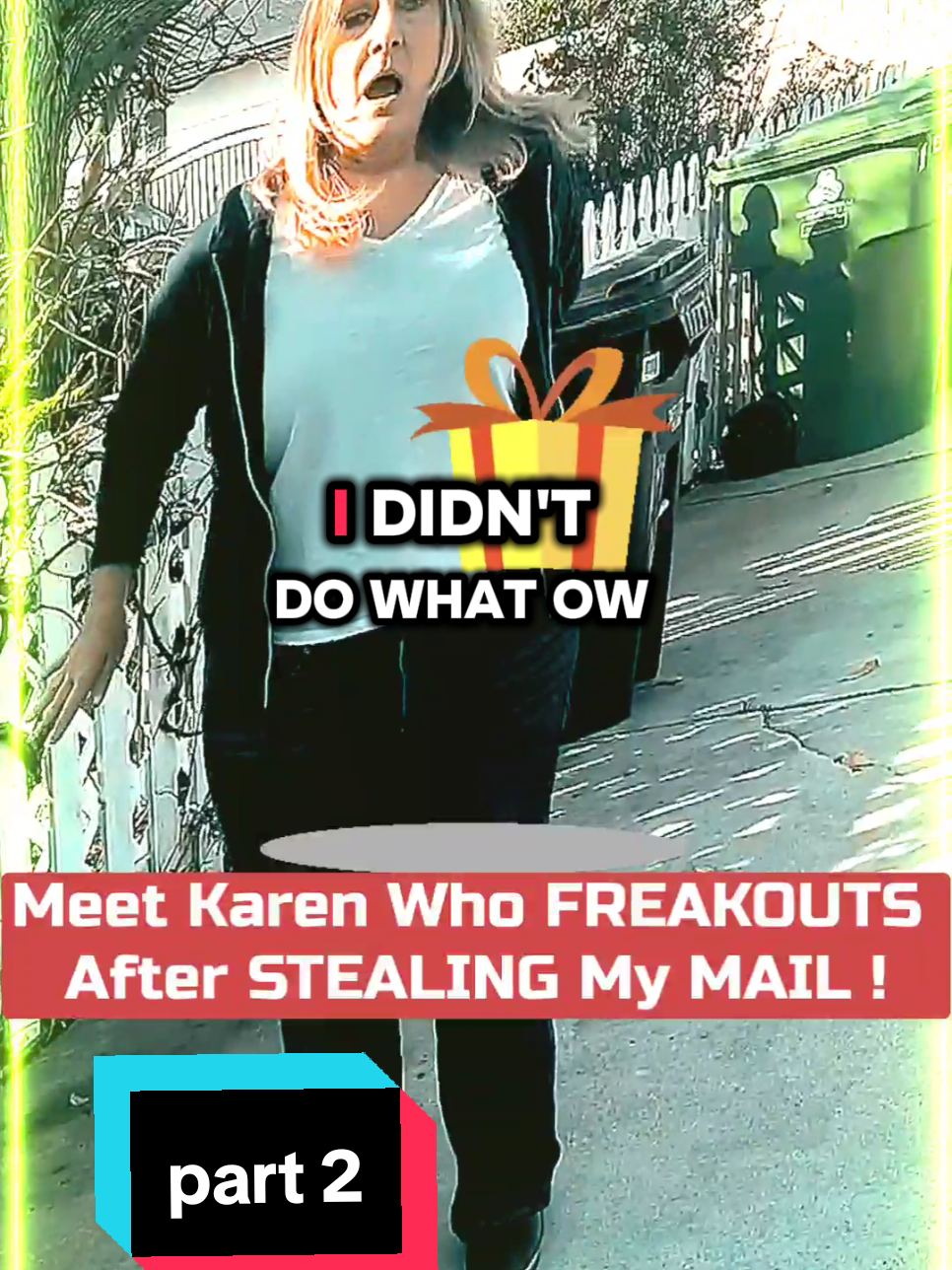 Meet Karen Who FREAKOUTS After STEALING My MAIL #part2 