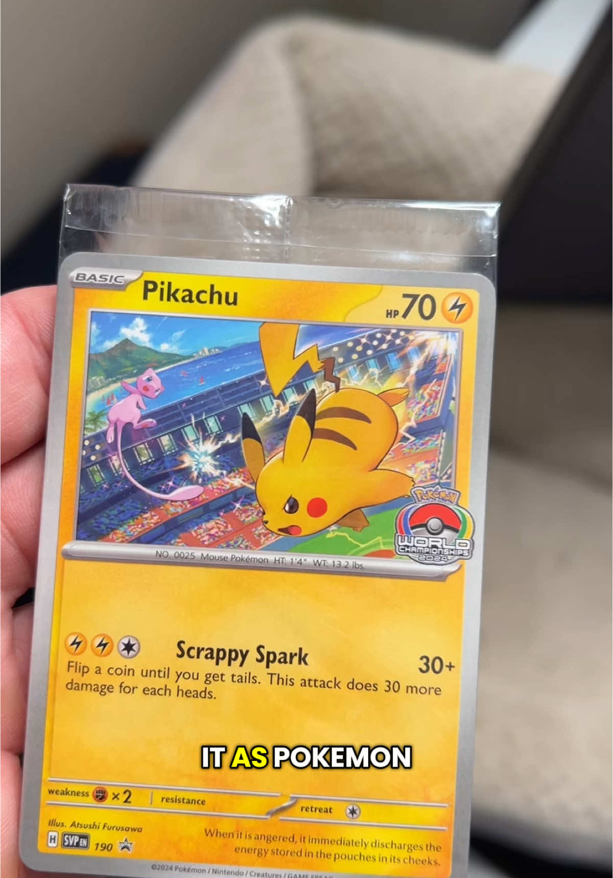 Go To 5 Below For This Pikachu World Championship 2025 Card!! #foryou #pokemon #pokemontcg #pokemoncards 