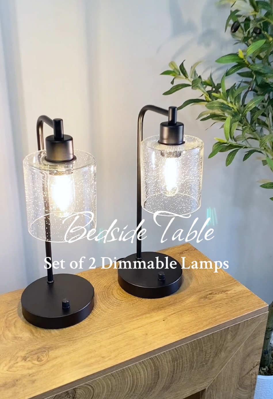 10/10 bedside table upgrade!  #tablelamp #bedsidelamp #dimmablelamp #desklamp #tablelamps #homefinds #tiktokshopfinds #affordablehomedecor 