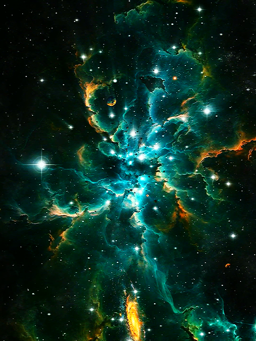 Beauty of space #space #galaxy #universe #120fps 