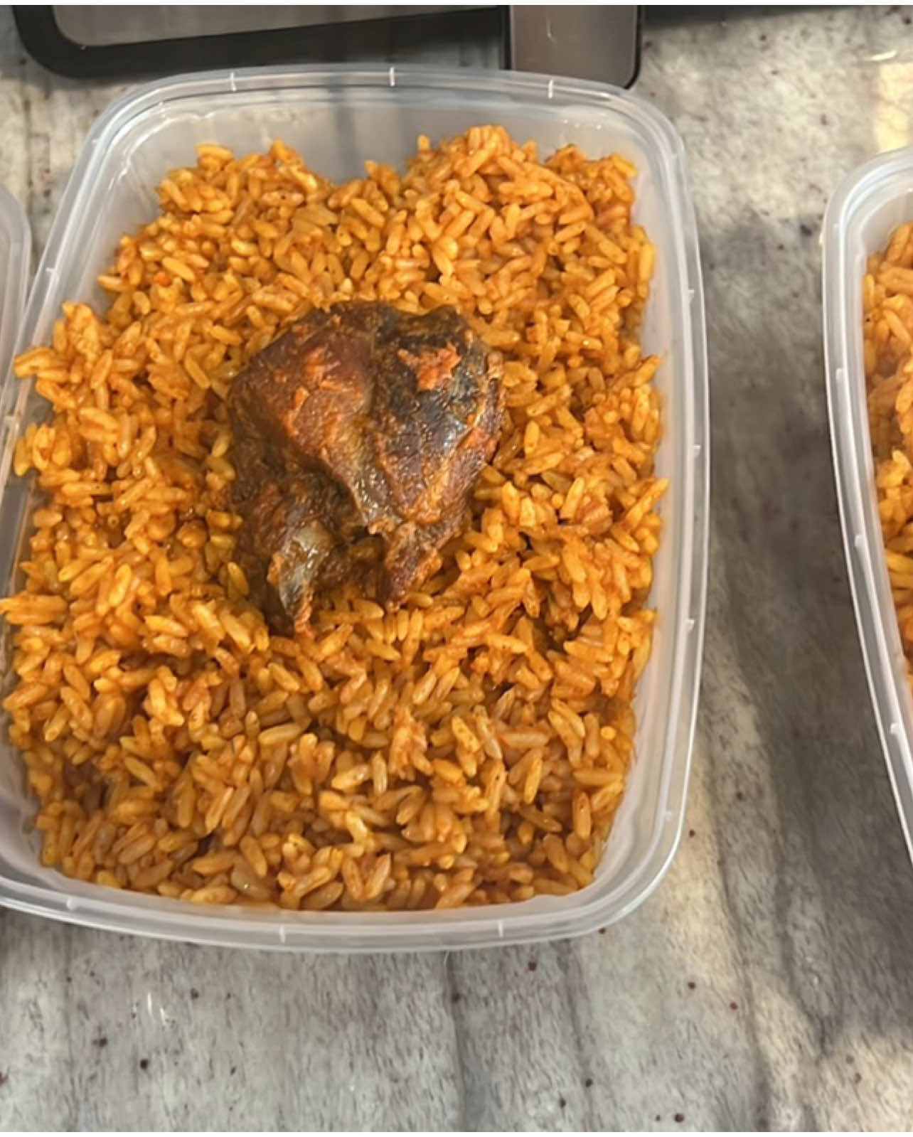 A bowl of jollof rice $10. 6139818143