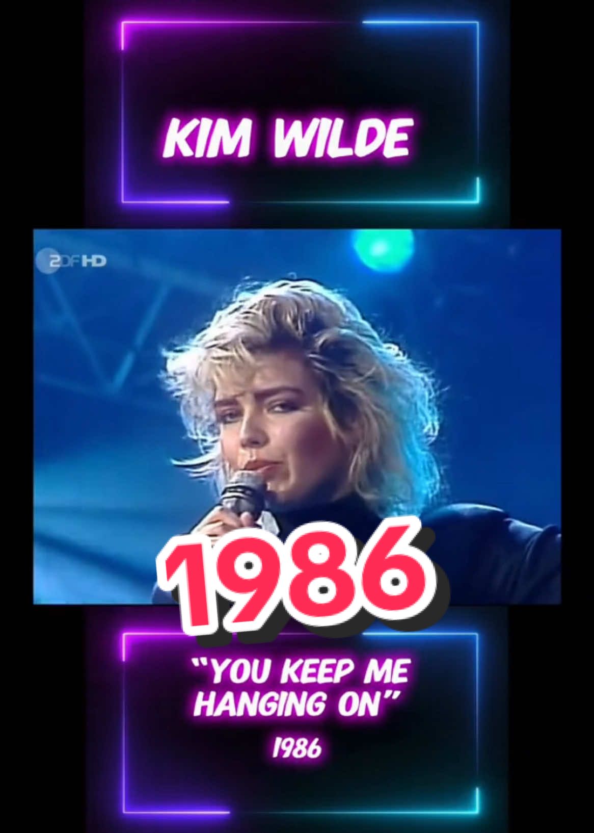 Kim Wilde - You keep me hanging on Live 1986. In 1986 “You Keep Me Hangin' On