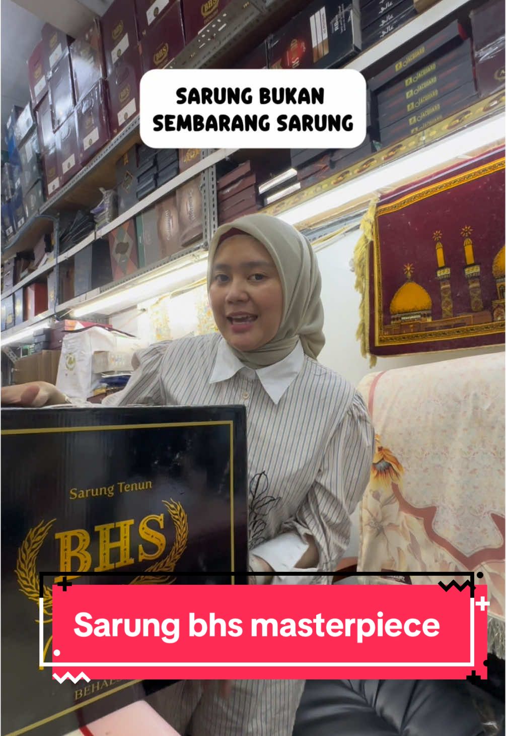 Yang mau order bisa chat dulu untuk ketersediaan warna ya, karena ini beneran limited bgt💸💸 #sarungsultan #sarungbhsmasterpiece #sarungbhs #tanahabang #tokoputribungsu 