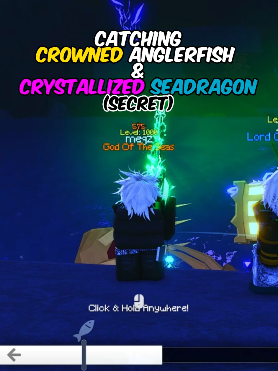 i caught 2 more new secret fishes🤪🤪 #anglerfish #seadragon #fisch #4upage #xyzbca #fyp #roblox #roblox #robloxedits 