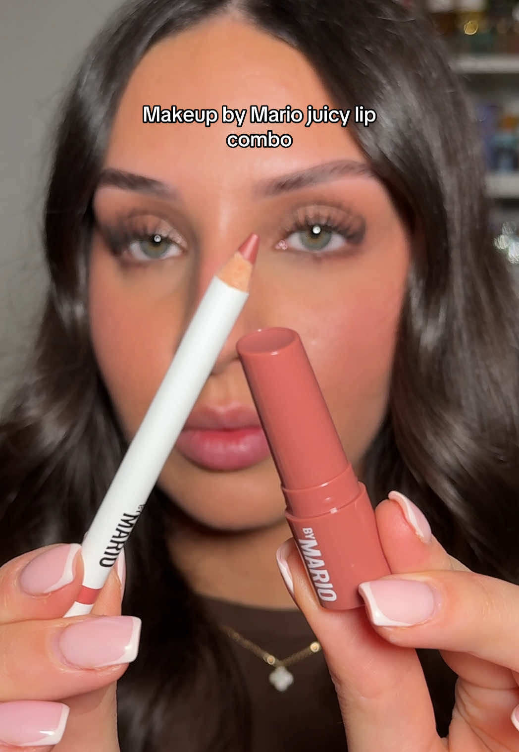 This free gift from @sephora is the juiciest @makeupbymario lip combo !! #lipcombo #makeup #lipliner #glossylips #juicylipcombo 