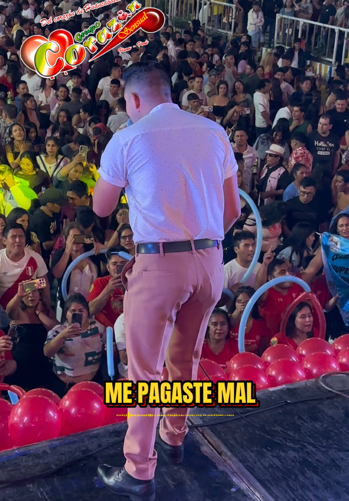 ME PAGASTE MAL - CORAZÓN SENSUAL♥️ Evento realizado en el #huaralinointernacional #elmervasquez #mepagastemal #corazonsensual #musicasanjuanera #eventoenlima #video2025 #tiktok #🎹🎸🎶 