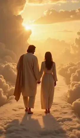 Um abraço que cura a alma ☁️✨ Caminhando ao lado de Jesus, sentindo a paz em cada passo. O olhar d’Ele é puro amor, e seu coração transborda. No instante em que se abraçam, o tempo parece parar… como se esse momento sempre tivesse existido. Um reencontro que aquece, acolhe e dá sentido a tudo. Você já imaginou como seria esse abraço? 💛 #viral #jesus #jesuscristo #jesussaves #deus 