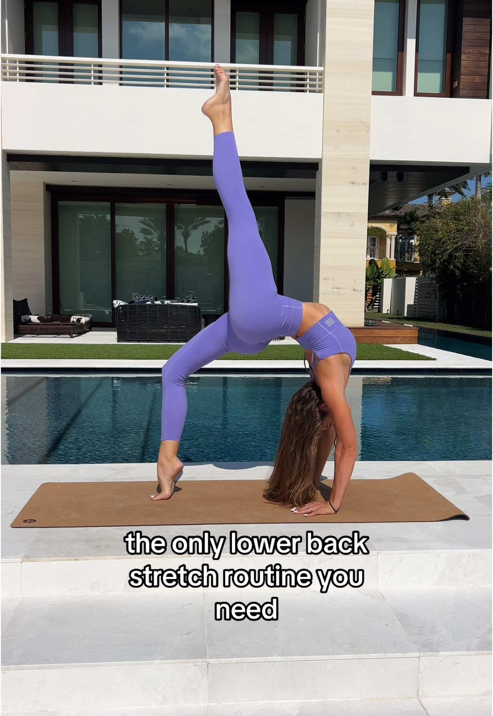 Lower back stretch routine after sitting at a desk all day🩷do each for 30 sec daily Wearing @Kosha Fit 🫶🫶  #stretchroutine #lowerbackstretch #stretching #yogaforbeginners #yogaroutine #stretches #lowerbackpain 