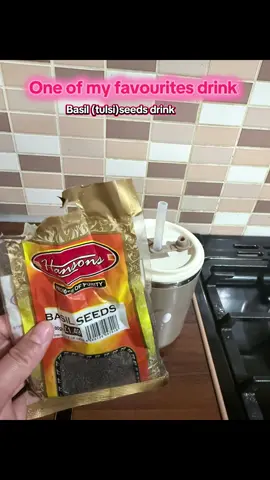 Basil seed drink one of my favourite healthy drink #basilseed #basilseeddrink #healthy #trending #tik 