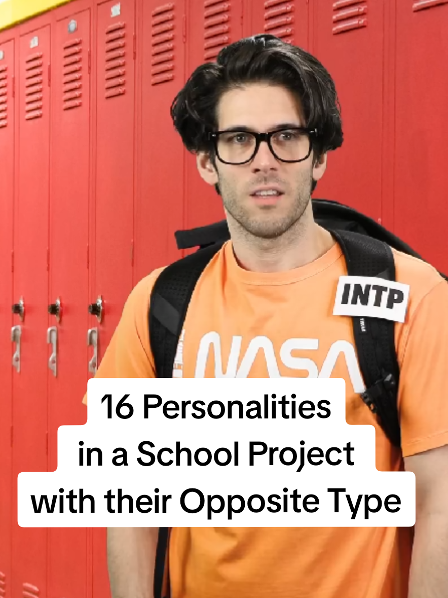 16 Personalities in a School Project with their Opposite Type #frankjames #16personalities #schoolproject #sketchcomedy #mbtipersonality #mbtitypes #mbtimeme #infj #intj #infp #intp 