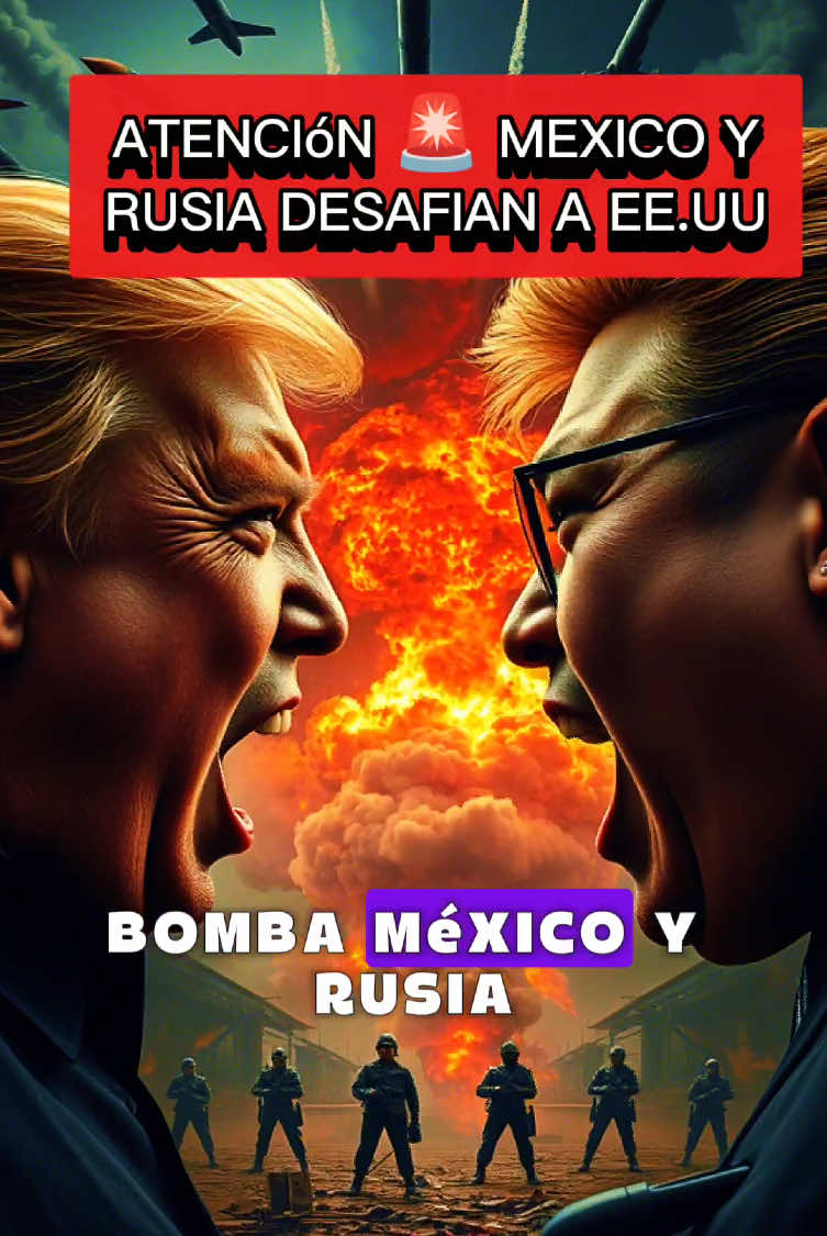 Noticias de ultima hora Mexico y Rusia desafian a Estados Unidos  #noticias #usa_tiktok #eeuu🇺🇸 #mexico🇲🇽 #conflicto #russia🇷🇺 