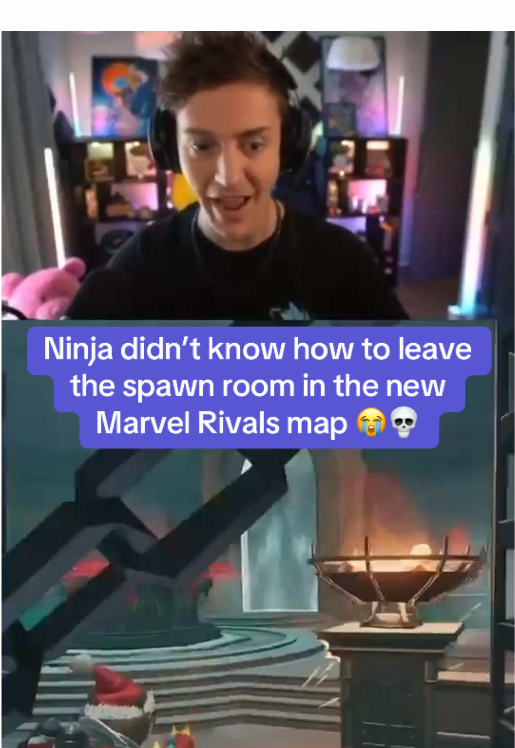 Who else got confused by the new spawn room? 😂 (@Ninja) #gaming #GamingOnTikTok #marvelrivals #marvelrivalsgameplay #ninja #ninjaclips 