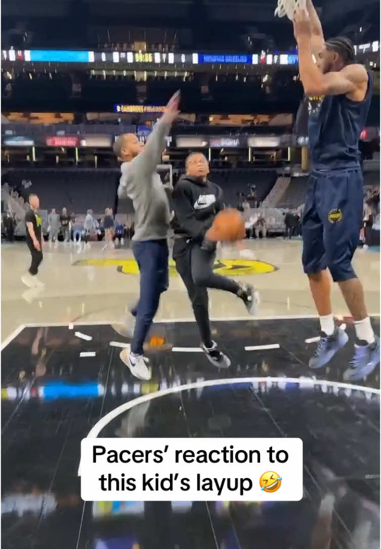 They were shook 😭 (via @Pacers) #NBA #basketball #pacers 