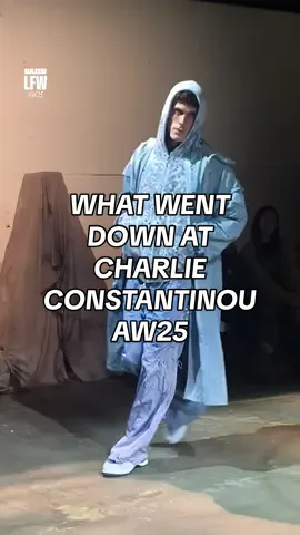 We caught up with Charlie Constantinou at his AW25 show during London Fashion Week 💥 #DazedFashionTV #TikTokFashion #LFW #Runway #CharlieConstantinou