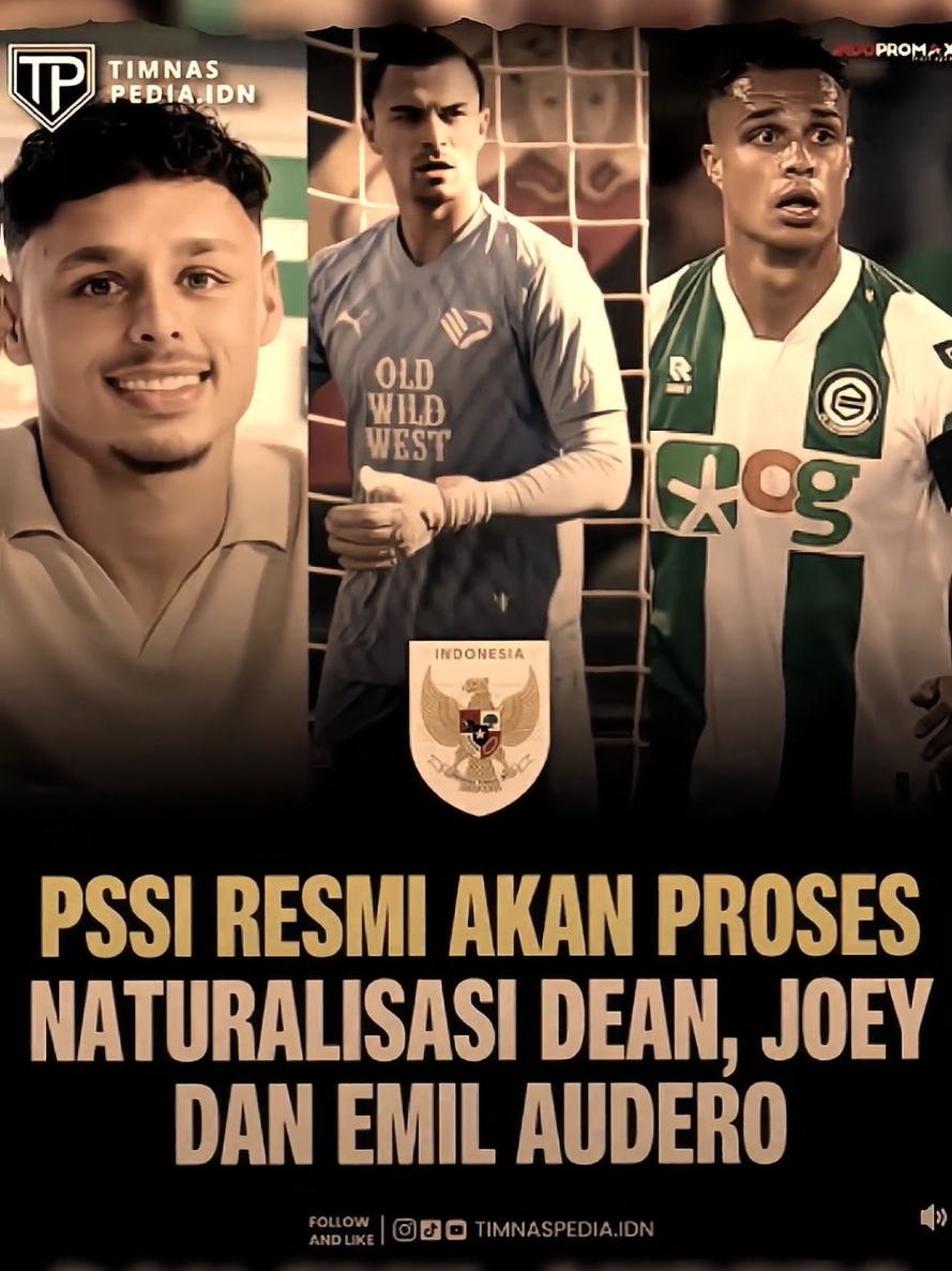 🚨Breaking news!!!  PSSI akan memproses naturalisasi 3 nama pemain baru untuk memperkuat Timnas Indonesia melawan Australia dan Bahrain nantinya. 3 nama yakni ✅EmilAudero: GK ✅DeanJames: LB  ✅ Joeypelupessy: DMF #timnasindonesia #indonesia #pemainketurunan #emilaudero #deanjames #joeypelupessy #beranda #kualifikasipialadunia2026 #garudamendunia 