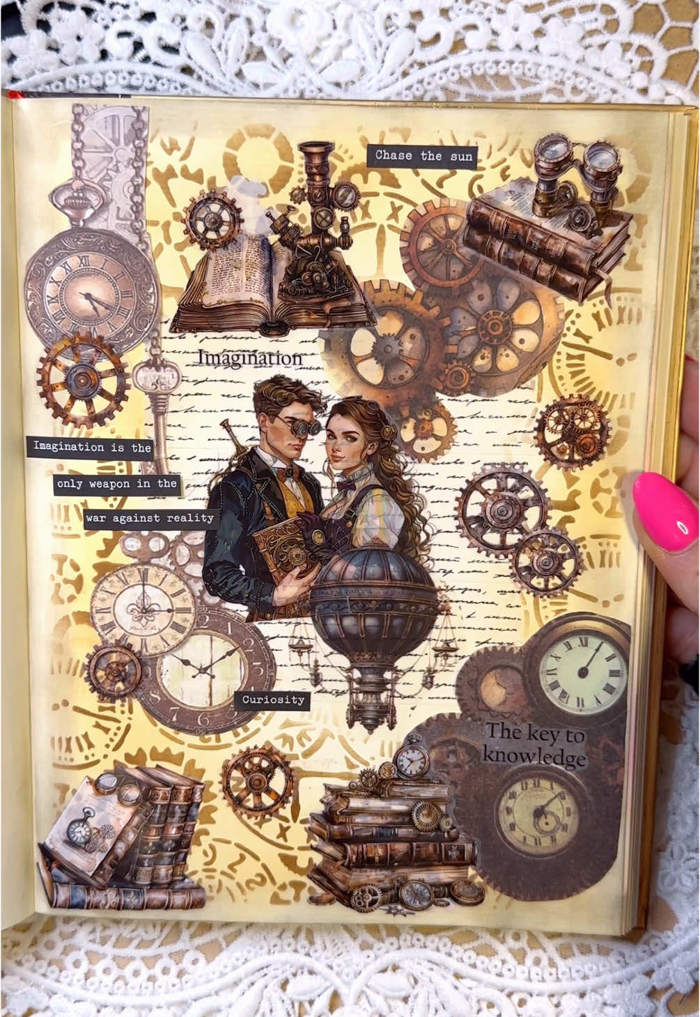 Replying to @Andrew Grammer Steampunk theme using new precut PET tape from @TheLovelyJournal!! Go check out her beautiful tapes!! See link in my bio ✨ #scrapbook #scrapbooking #junkjournal #scrapbookasmr #scrapbookingideas #scrapbookwithme #asmrjournal #junkjournalwithme #junkjournals 