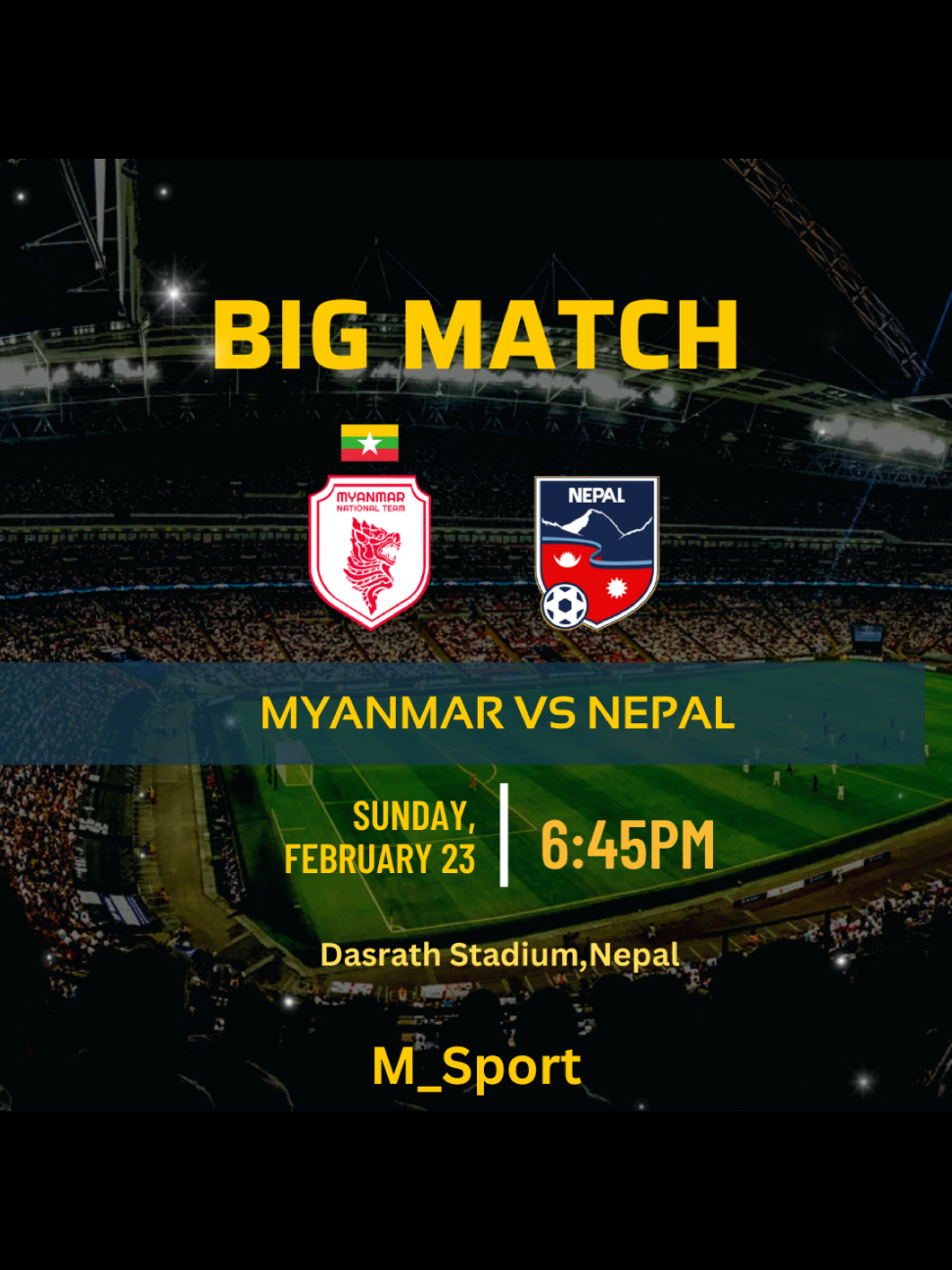 #matchday #foryoupage #women #myanmarfootballplayer #football #footballtiktoks #today #trending #nepal 