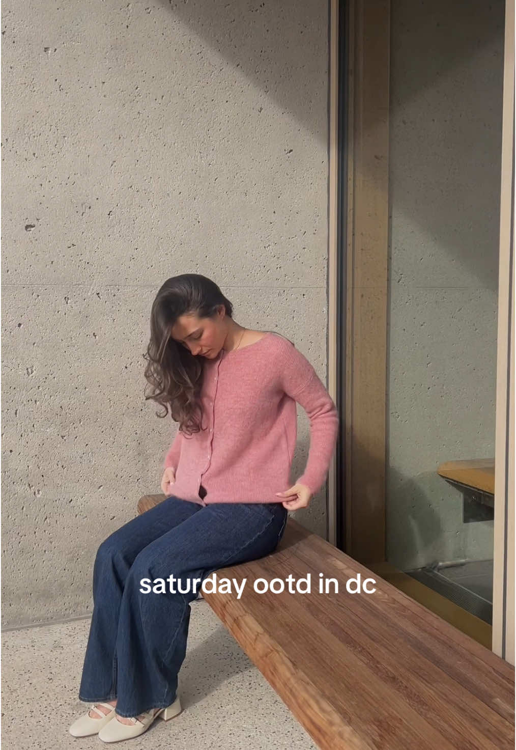 pink and blue > red in dc - everything from @sezane, jeans from @abercrombie #sezane #gifted #pr #dcfashion #fashion #washingtondc #fashiontiktok #pinterestaesthetic #girlyaesthetics #girlythings #pinkgirl #creatorsearchinsights 