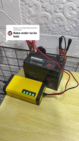 Replying to @neiljohnpimentel ayos idol dina kakanahan pag nalowbat ang battery pagmay charger ka👌 #smartbatterycharger #charger #motorcyclecharger #motorcycleaccessories #motorcycle 