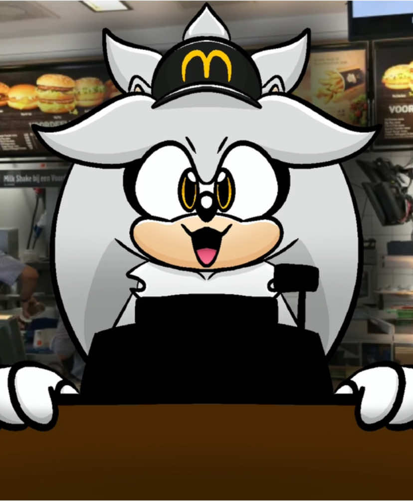 Credits to @Silly Stu for this incredible song! I heard a silly goofy song and has to draw my silly goofy boy :P  #sonic #sonicthehedgehog #sonicfanart #sega #silverthehedgehog #mcdonaldsatthepentagon 