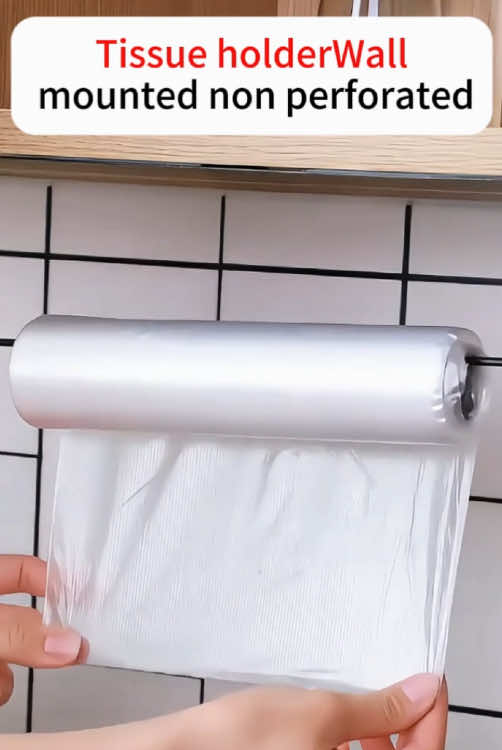 Gran oferta‼️Organizador de espacios pequeños, 1/12 piezas de soporte para toallas de papel sin perforaciones montado en la pared, organizador de cocina que ahorra espacio, soporte de rollo de papel de acero inoxidable, organizadores para el hogar para cocina y baño, regalos de verano#TikTokShop#fyp