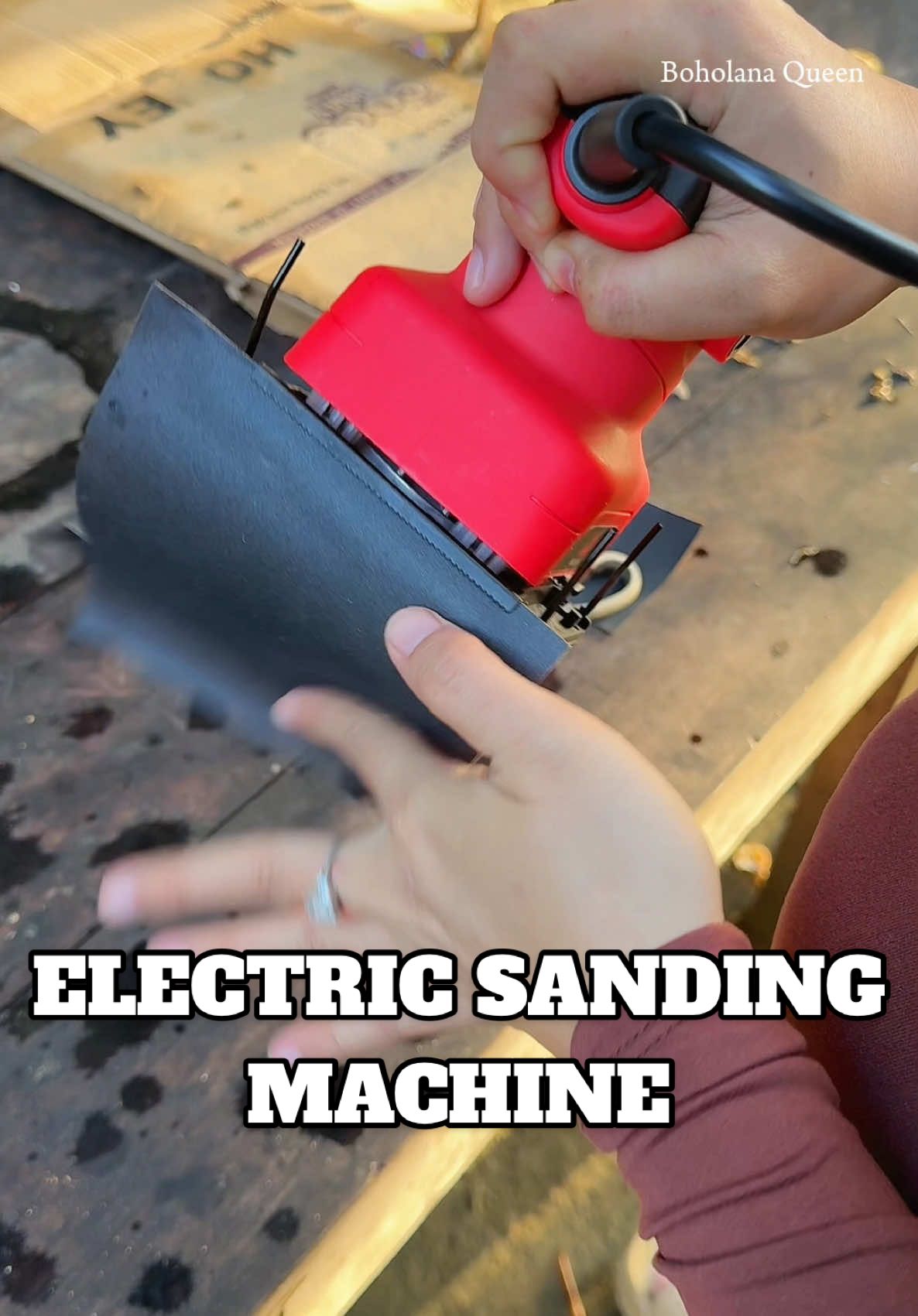 Ganito lang po paglagay ng liha sa sanding machine! #sandingmachine #electricsander #sander #electrictools #tools #sanding #tools #diytools #mitsushi @Mitsushi Philippines 