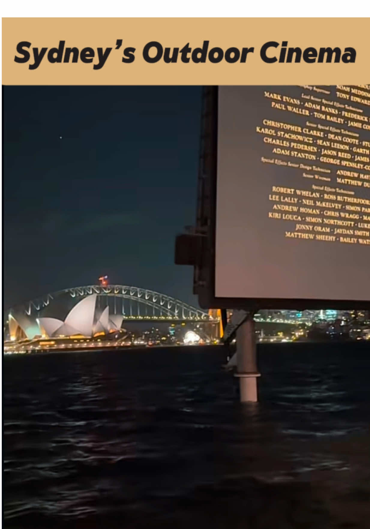 Is this the best outdoor cinema in Australia? • • #australia #sydney #sydneyaustralia #sydneyfood #aussie #aus #melbourne #perth #brisbane #newsouthwales #goldcoast #cinema #movie #filmtok #travel #backpacking #viral_video #fyp 