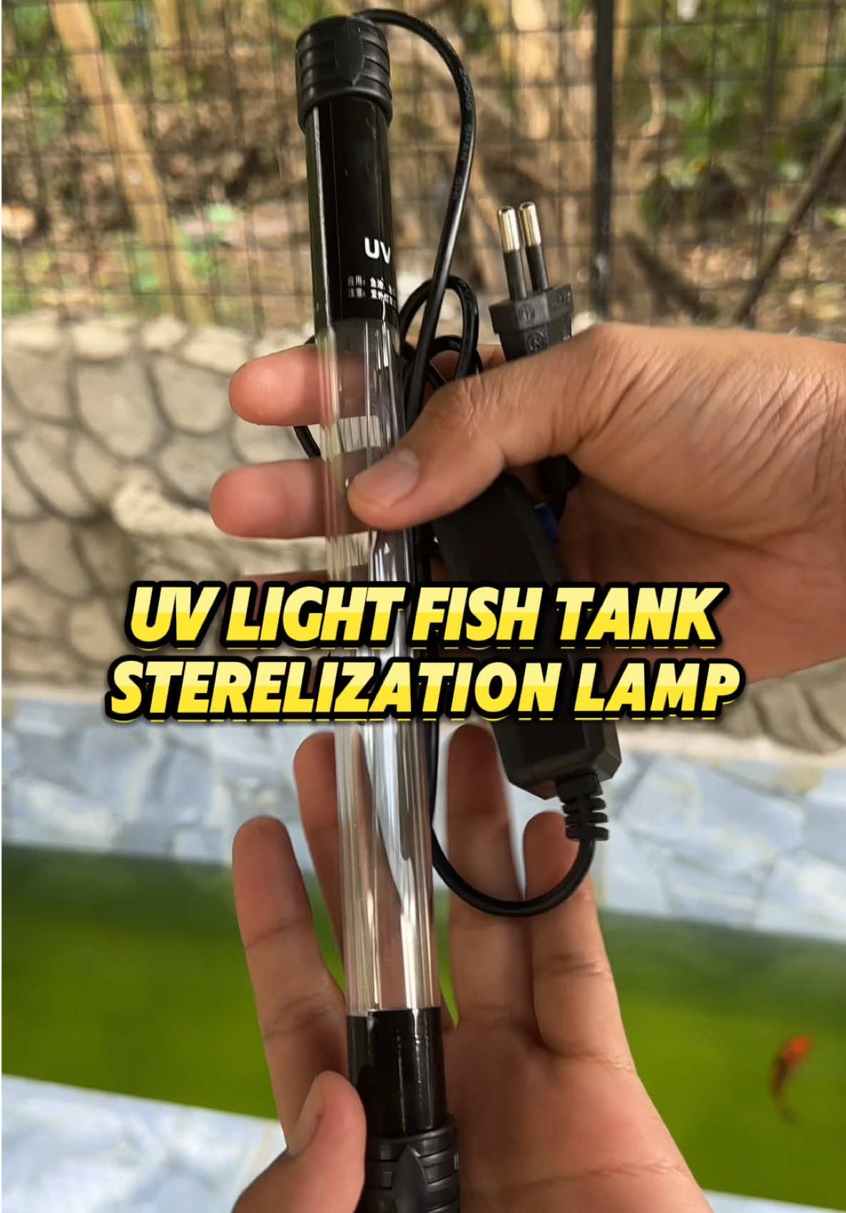 UV LIGHT FISH TANK STERELIZATION LAMP #uvlight #fishtank #aquarium #fish 