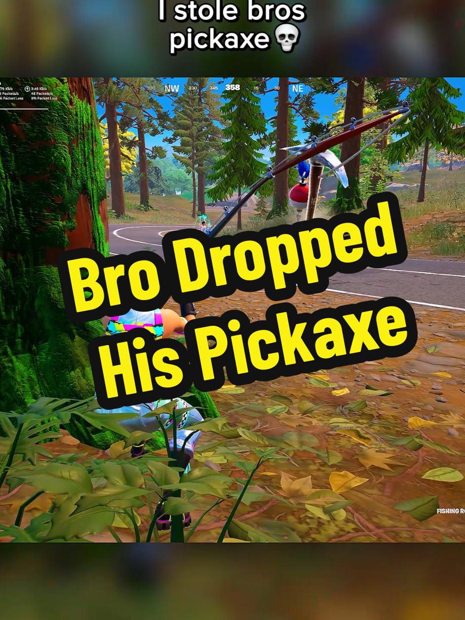 Never Drop your Pickaxe in Season 2 💀 #fortnite #chapter6 #season2 #fyp 