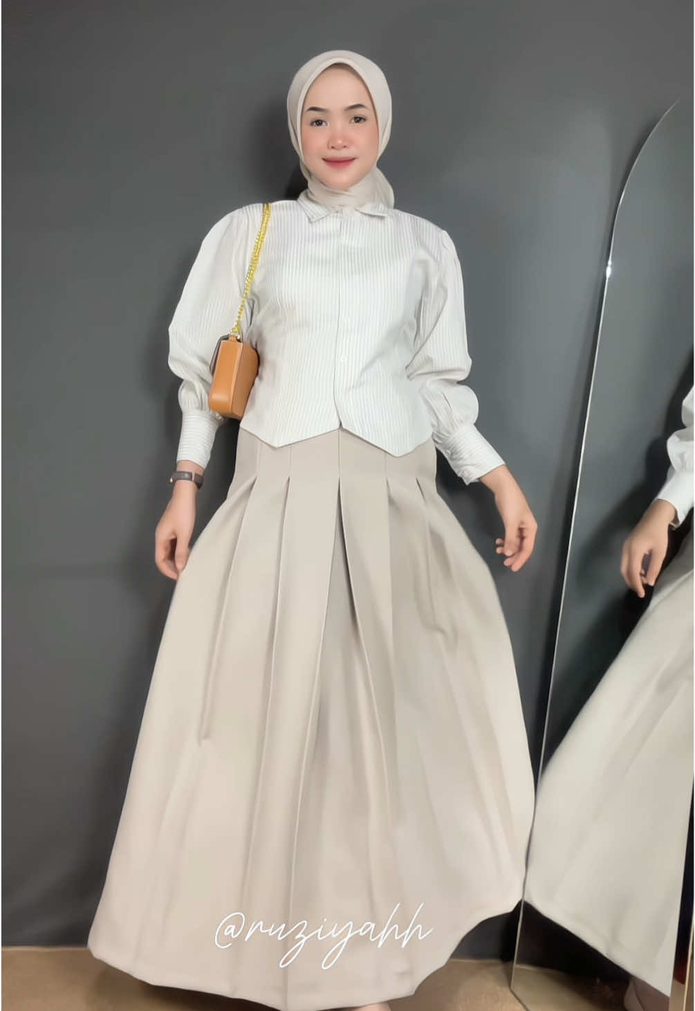 nemu rok cantik, cute dan fashionable 🫶🏻🫶🏻 #rok #rokcantik #rokmurah #rokwanita #OOTD #ootdhijab 