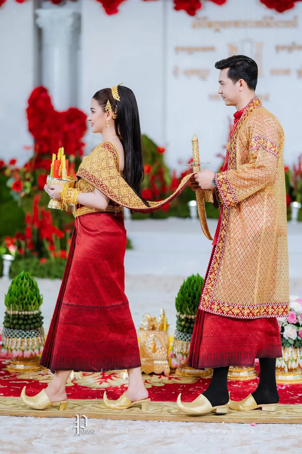 ❤️❤️❤️❤️❤️#khmerweddingdress🇰🇭 @អាពាហ៍ពិពាហ៍ខ្មែរKhmerWedding 