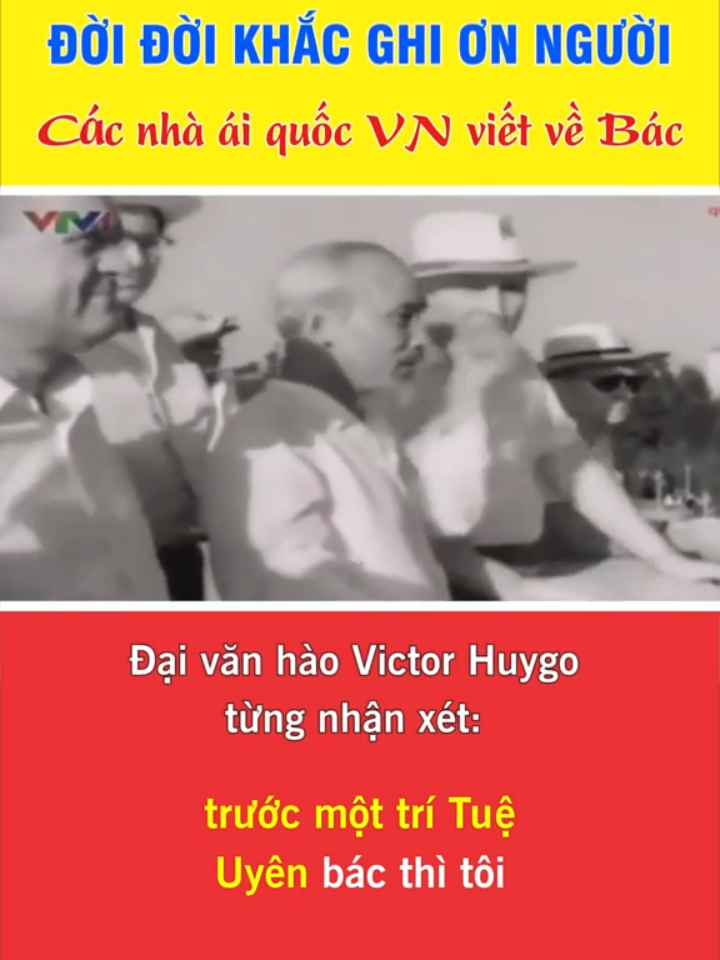 Đại văn hào Victor Huygo từng nhận xét | #yeubaclongtatrongsanghon #thegioingoicanguoi #buitienhung #thiennienky #kynangsong #bachokinhyeu #nhungthuocphimvebacho #nhungthuocphimvenguoi #phimvebacho #thieunhiviet #thieunienviet #thanhnienviet #nhidongviet #giaovienviet #bameviet