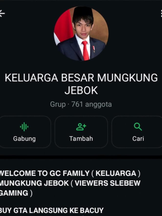 NUNGGU BUKA PUASA SAMBIL NGOBROL² DI GRUP 😁😊 JOIN DI BIO. #zxybca #fyp #fypage #fyppppppppppppppppppppppp #viral #semogaviral #mungkung #mungkungjebog #slebewgaming #slebewgamingjayajaya #mukcur #ventrayesaya #grup #whatsapp 