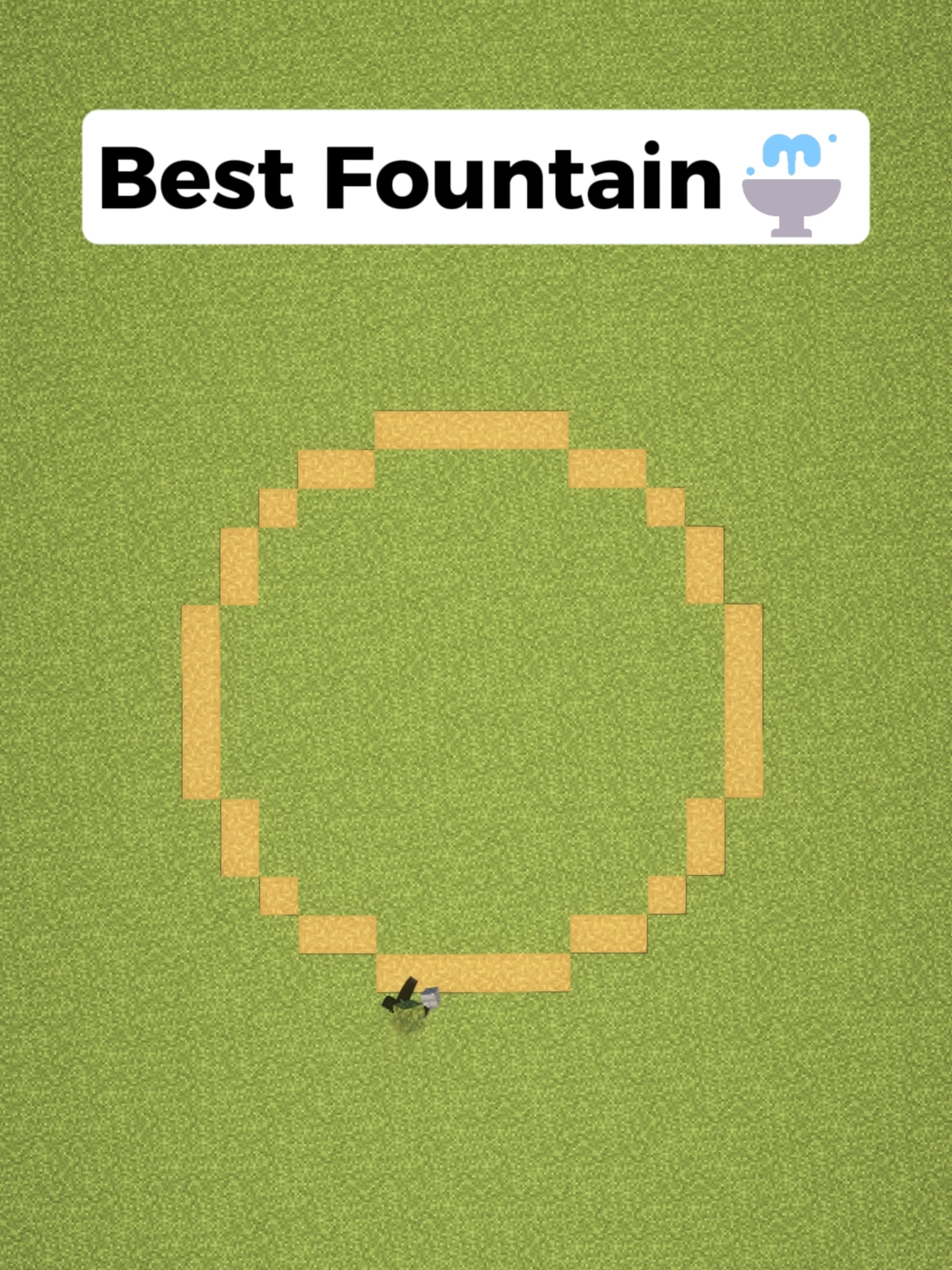 Minecraft Best Fountain #Minecraft #minecraftbuilding #minecrafttutorial