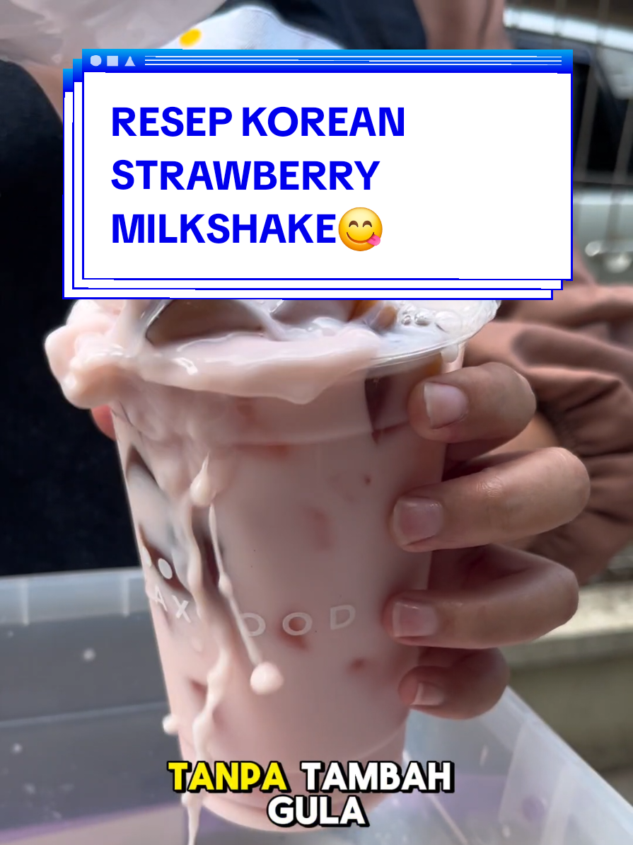 Pakai korean strawberry milkshake biar rasa sop buah kamu makin nikmat🤤 Tanpa tambah gula dan kreamer lagi jadi hppnya lebih rendah🥰 Yuk, buruan CO produknya di keranjang kuning🔥 #fyp #maxfood #semuabisausaha #bubukminuman 