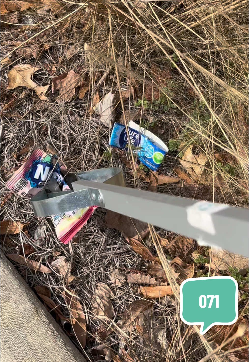 071 - Leave it better than you find it!  #trash #planetearth #trashtalk #clean #cleaningtiktok #pollution #litter #trending #challenge 