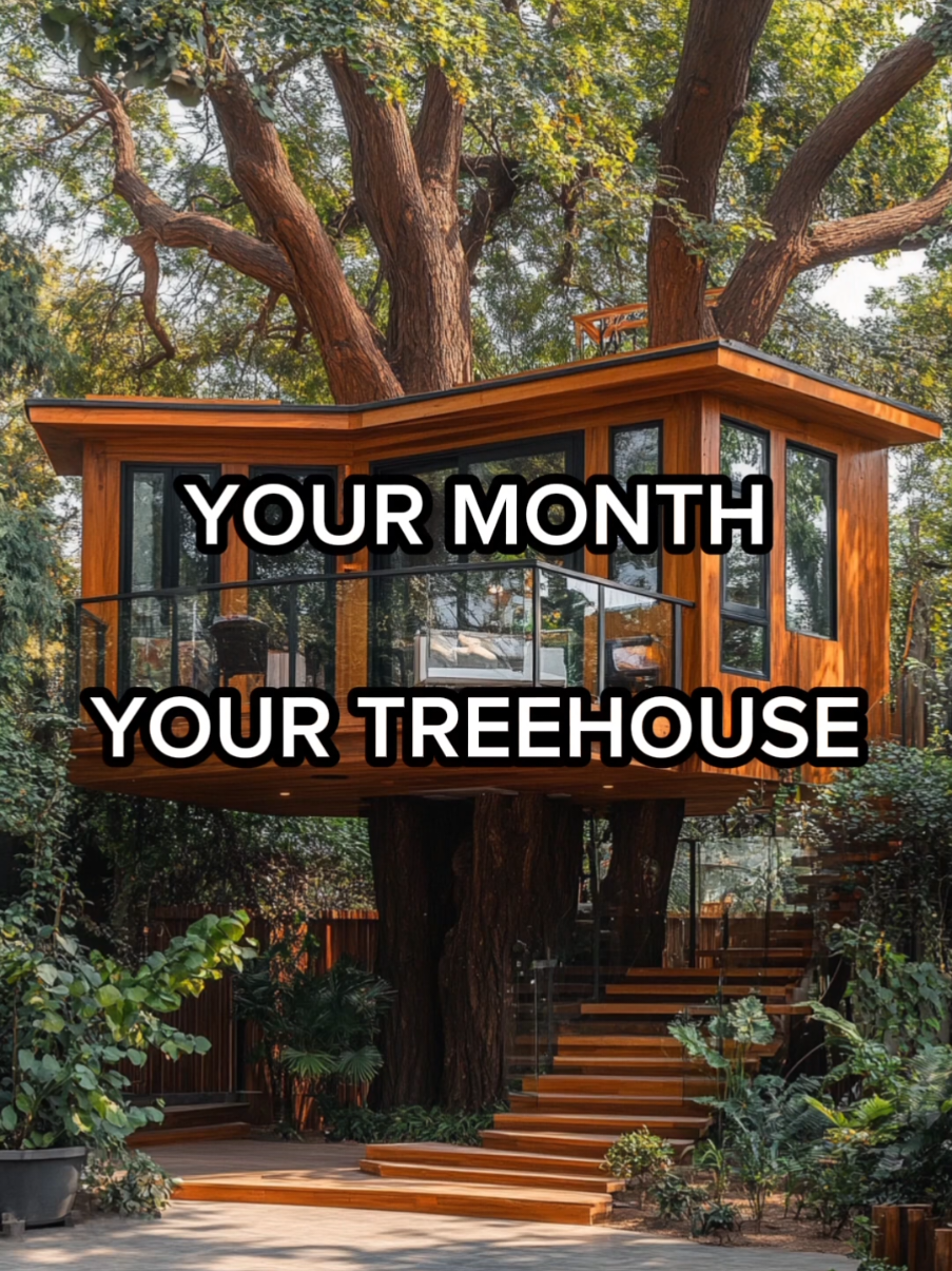 YOUR MONTH - YOUR TREEHOUSE - - #yourmonth #fyp #viral #yourmonthyourthing #birthday  #birthmonth #trending #foryoupage #aiart #aiimages 