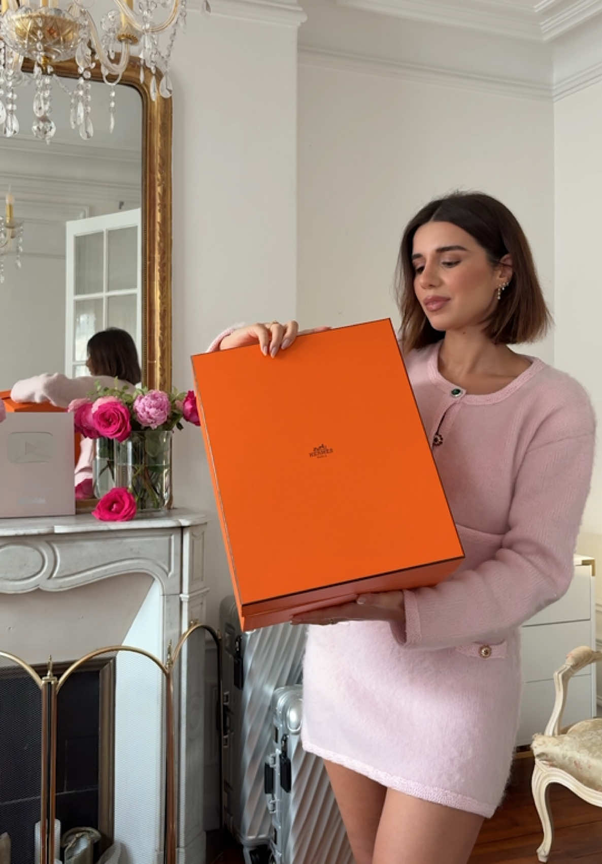 new baby 🤍✨ #birkinunboxing #birkin30 #birkin #hermes 
