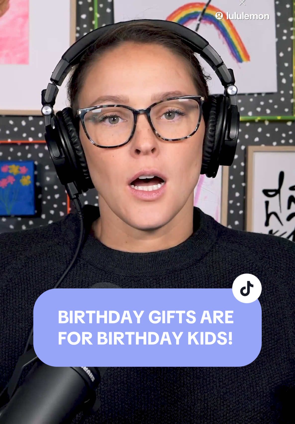 Birthday gifts are for the birthday kid! #momtok #momlife 