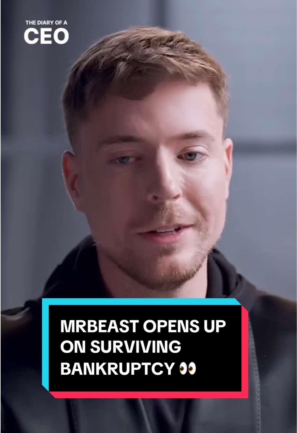 MrBeast tells the story of the struggles his family went through growing up without money and even becoming bankrupt!  #diaryofaceo #doac #diaryofaceopodcast #mrbeast #beast #beastgames #podcasts #crohnsdisease #bankruptcy #millionairemindset #youtuber #mrbeastfans #contentcreator #feastables 