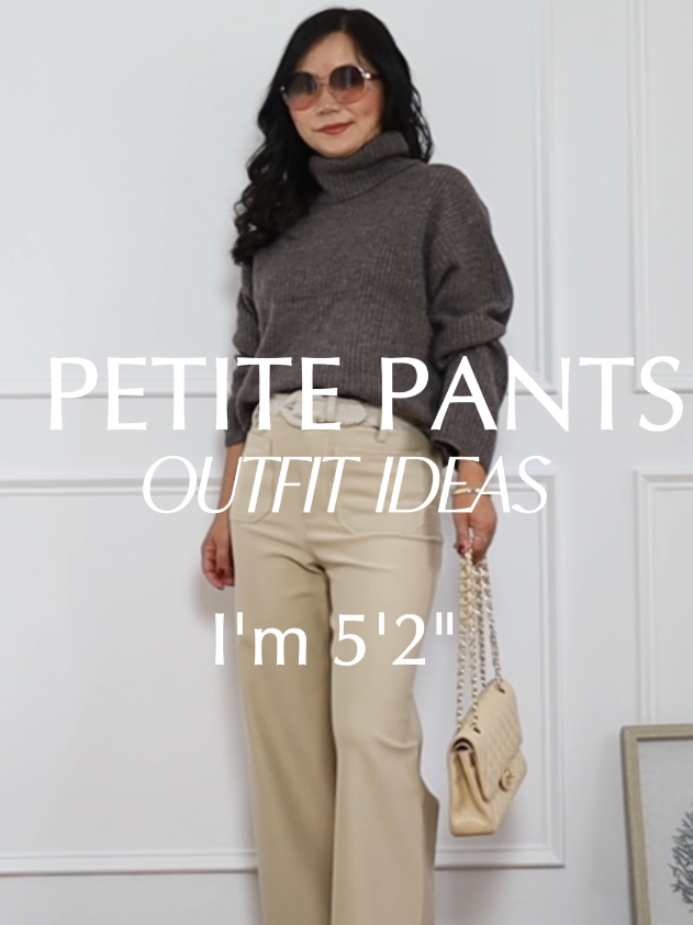 Petite pants outfit inspo! 👖✨ Flattering and stylish looks perfect for any occasion. Which one’s your favorite? #PetiteStyle #ChicOutfits #OOTD #EffortlessFashion #StyleInspo